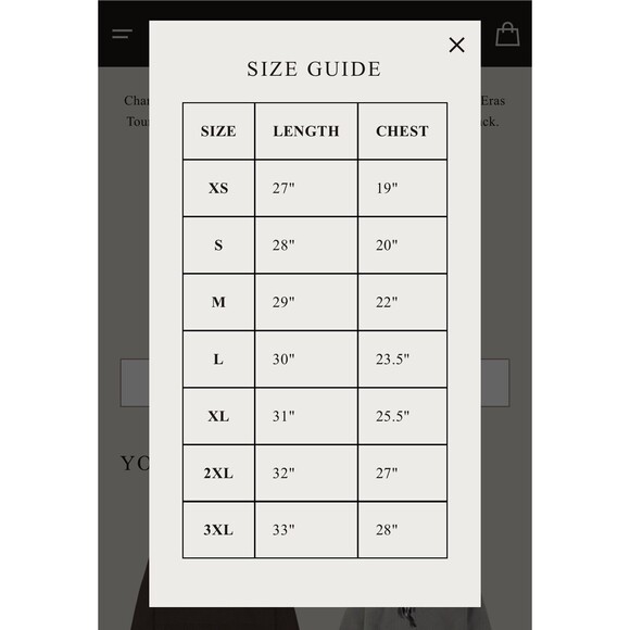 Official TAYLOR SWIFT The Eras Tour US Dates Black Oversized HOODIE M/L/XL NEW - Picture 6 of 6